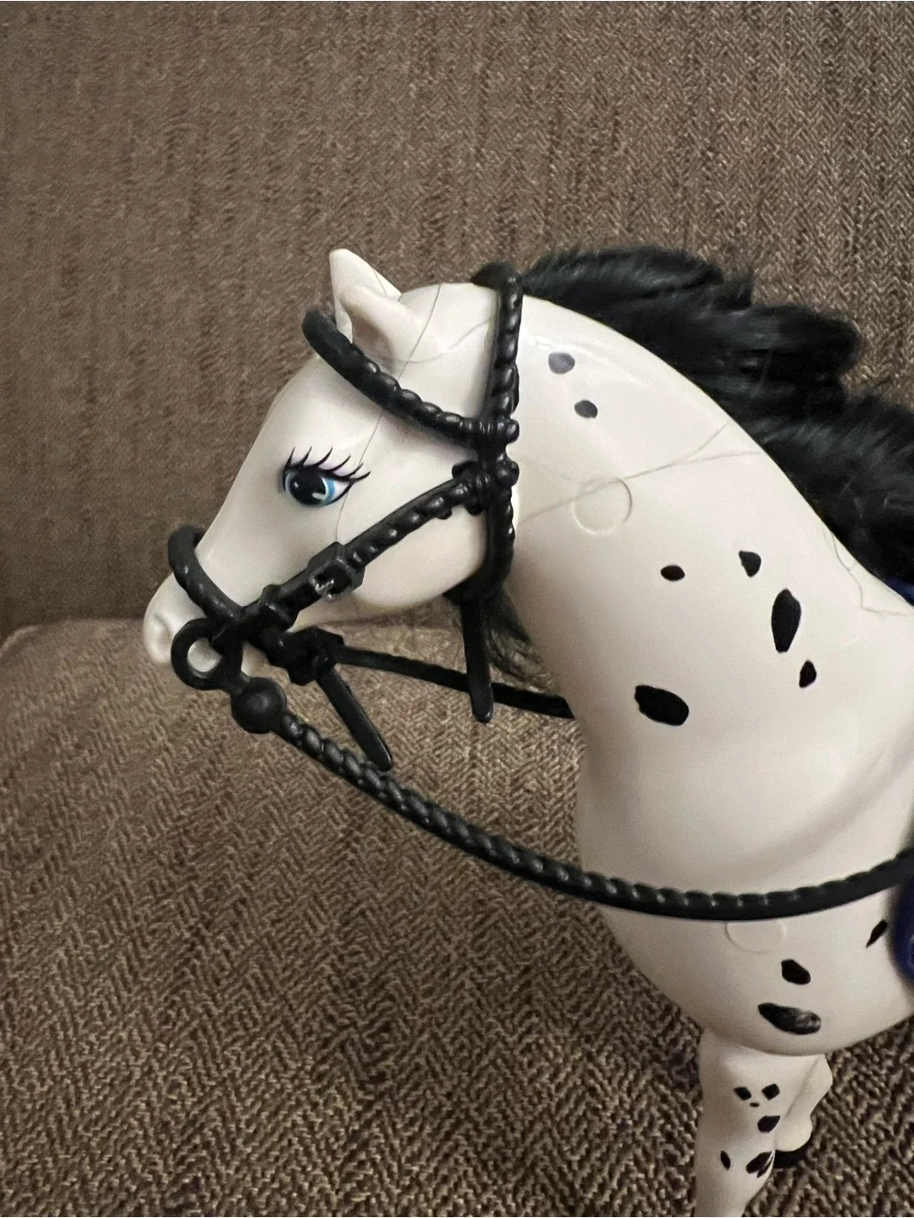 Vintage 1997 Mattel Barbie Riding Club Sassy Walking Pony My Tail Swishes